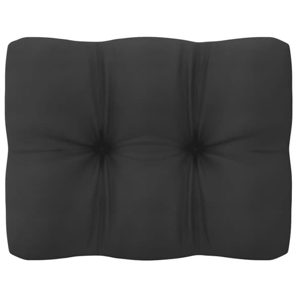 4-personers havesofa med hynder massivt fyrretræ