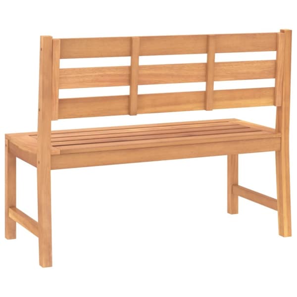 Puutarhapenkki 114 cm täysi tiikki