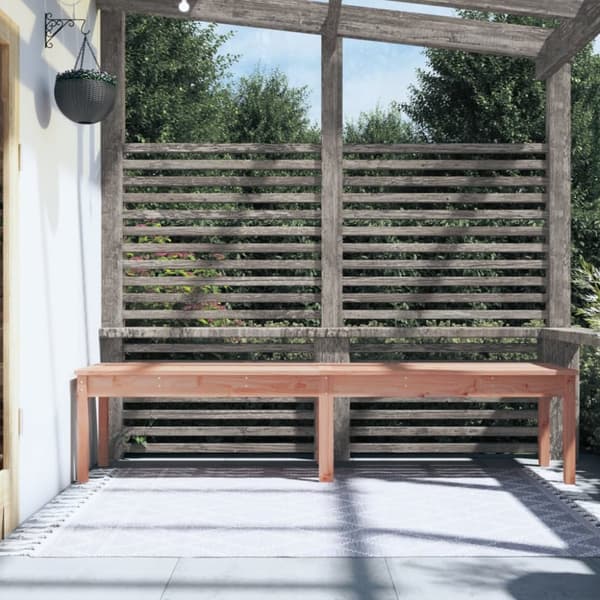 2-personers havebænk 203,5x44x45 cm massivt douglasgran
