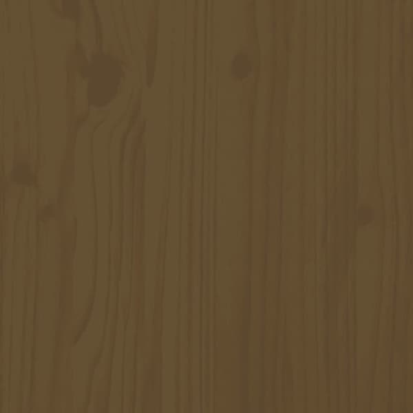 Trädgårdsbänk honungsbrun 109x48x91,5 cm massiv furu