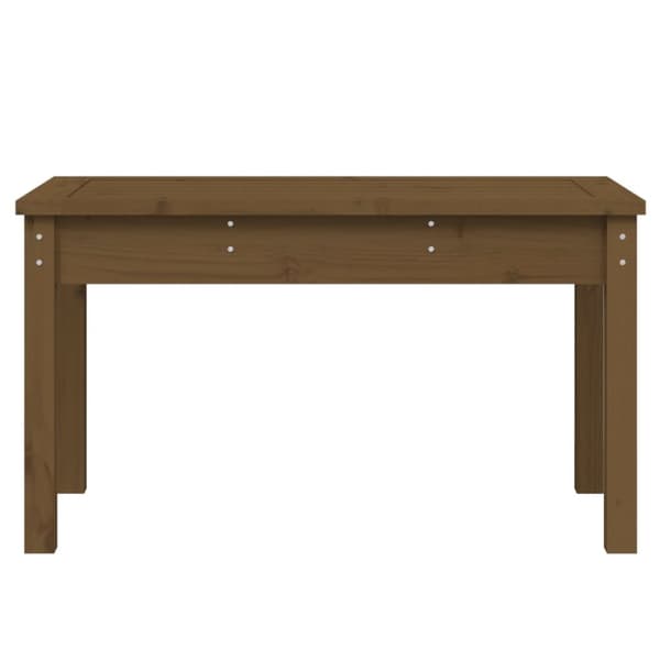 Trädgårdsbänk honungsbrun 80x44x45 cm massiv furu