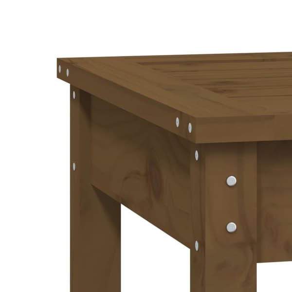 Trädgårdsbänk honungsbrun 80x44x45 cm massiv furu