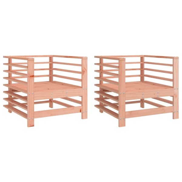 havestole 2 stk. massivt douglasgran