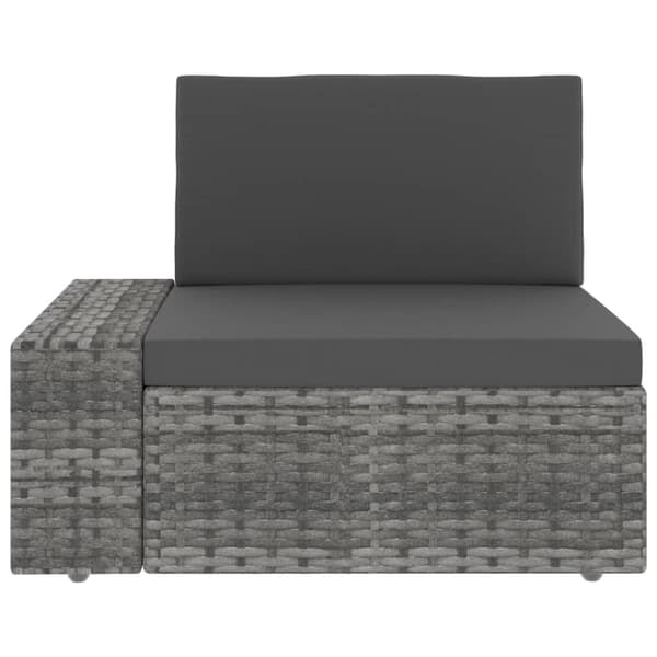Modulsoffa 2-sits konstrotting grå