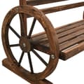 Miniatyrbild 7 av 8: Trädgårdsbänk 112 cm massivt granträ