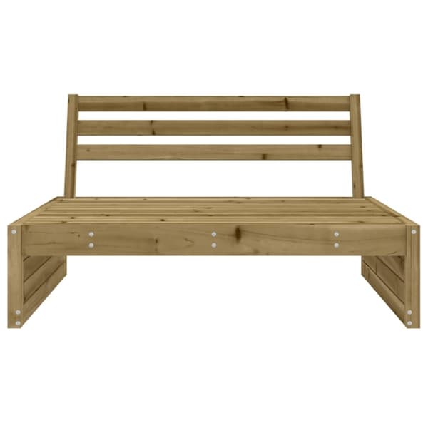 midtermodul til havesofa 120x80 cm imprægneret fyrretræ