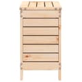 Miniatyrbillede 5 af 10: haveskammel 62x31,5x52 cm massivt fyrretræ