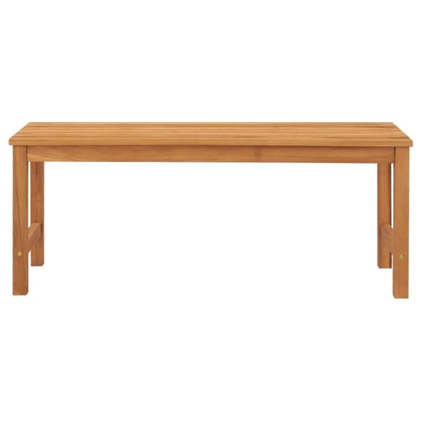 Puutarhapenkki 114 cm täysi tiikki