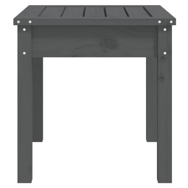 havebænk 50x44x45 cm massivt fyrretræ grå