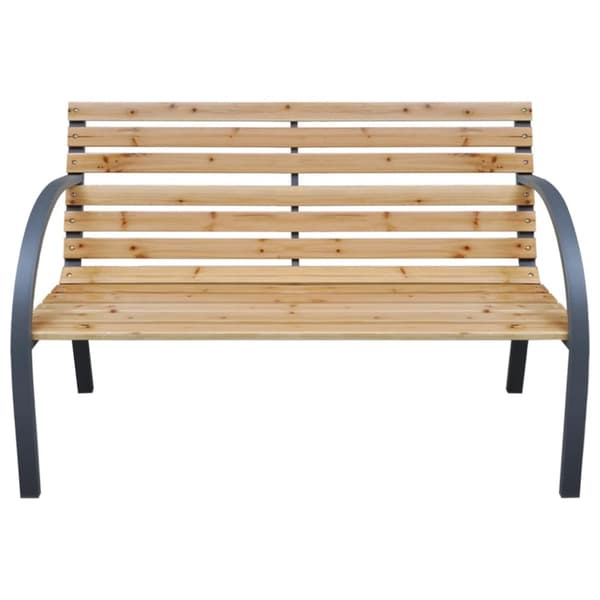 Trädgårdsbänk 112 cm massivt granträ