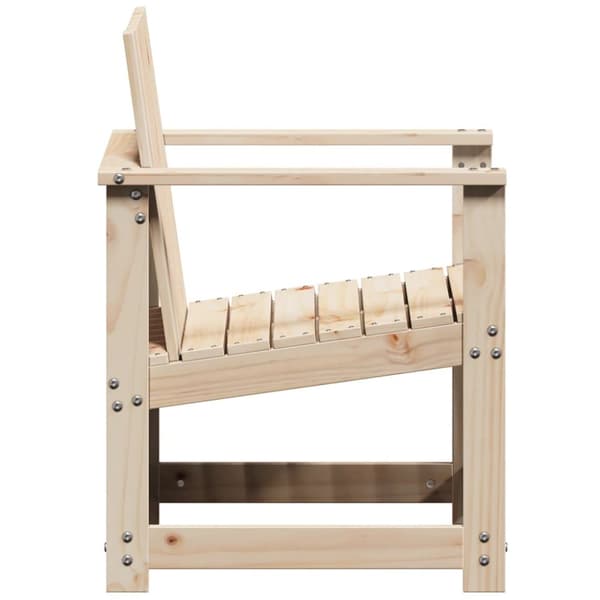 havestol 62x56x77 cm massivt fyrretræ