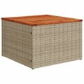 Pikkukuva 6 / 10: Matgrupp för trädgården med dynor 7 delar beige konstrotting