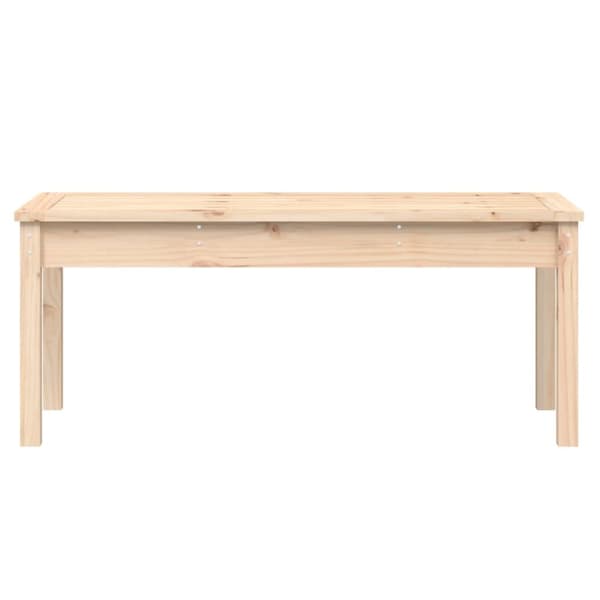 havebænk 109x44x45 cm massivt fyrretræ