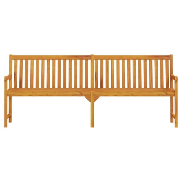Trädgårdsbänk 219 cm massivt akaciaträ