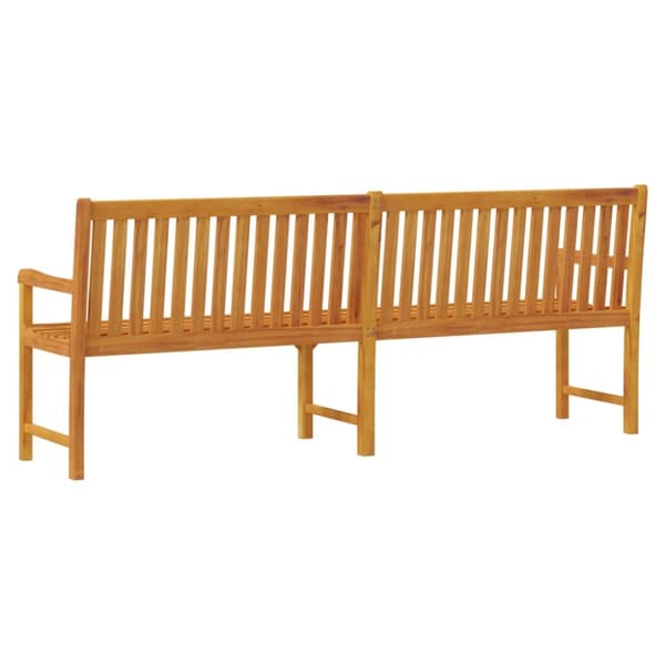 Trädgårdsbänk 219 cm massivt akaciaträ