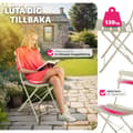 Miniatyrbild 8 av 11: Bistrobord set Frieda, hopfällbart för 2 personer - creme