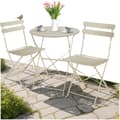Miniatyrbild 1 av 11: Bistrobord set Frieda, hopfällbart för 2 personer - creme
