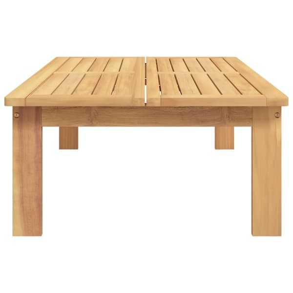 Puutarhapöytä 100x60x30 cm täysi akasiapuu