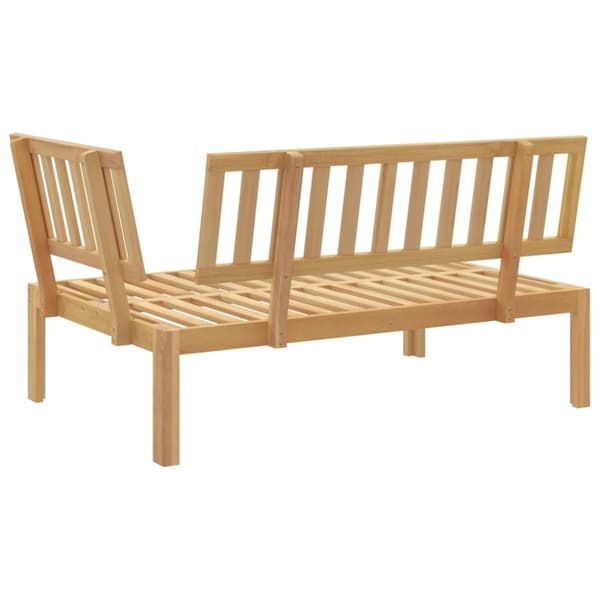 hjørnemodul til pallesofa massivt akacietræ