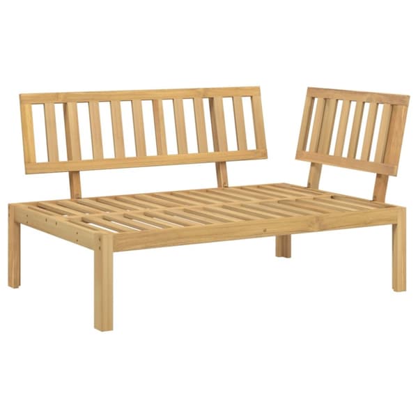hjørnemodul til pallesofa massivt akacietræ
