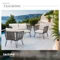 Miniatyrbild 4 av 10: Loungeset/Loungegrupp Sundo i repdesign - antracit