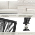 Miniatyrbild 5 av 10: Loungeset/Loungegrupp Sundo i repdesign - antracit
