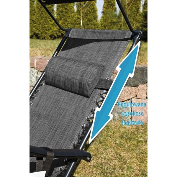 Viking Choice Zero Gravity Foldable Recliner med Justerbart Solsejl & Organizere, Letvægt & Kompakt til Rejser & Små Rum