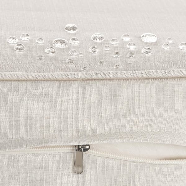 Loungesofa Comosa, 2-personers, tyk polstring - brun/beige