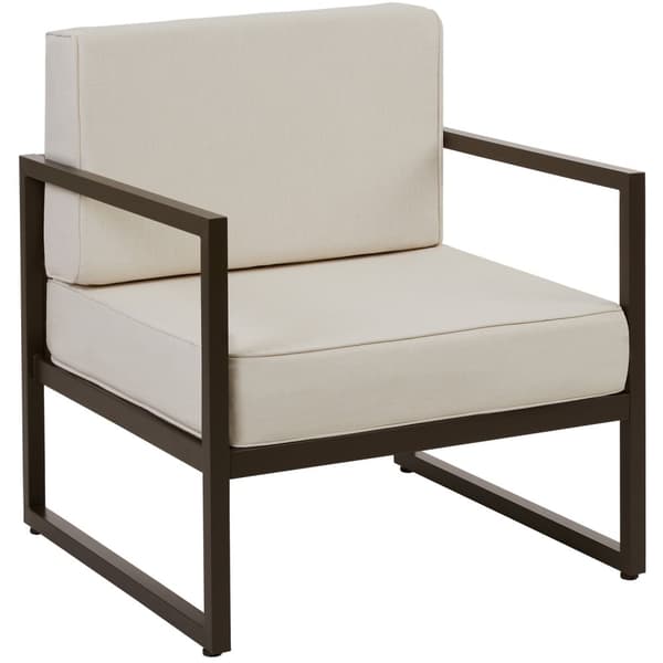 Loungesæt Comosa til 5 personer, XXL-polstring - brun/beige