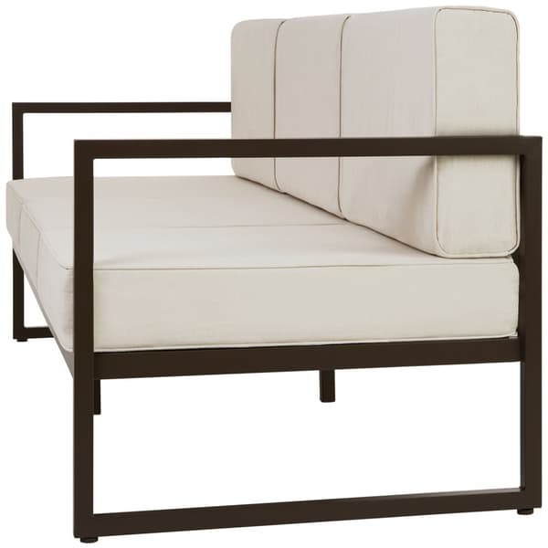 Loungesæt Comosa til 5 personer, XXL-polstring - brun/beige