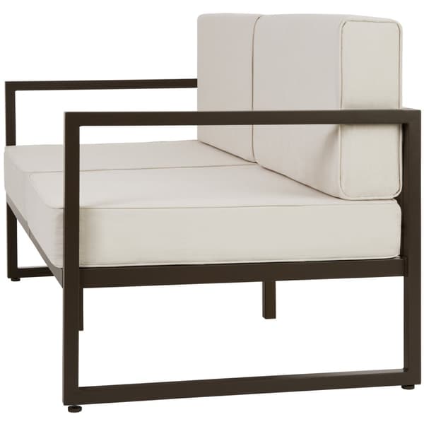 Loungesæt Comosa til 5 personer, XXL-polstring - brun/beige