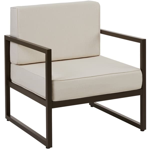 Loungesæt Comosa til 7 personer, XXL-polstring - brun/beige