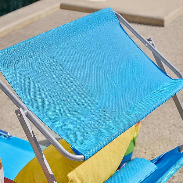 Udendørs Foldbar Bærbar Liggestol, OGS48-B, 195x63x90 cm, Sort