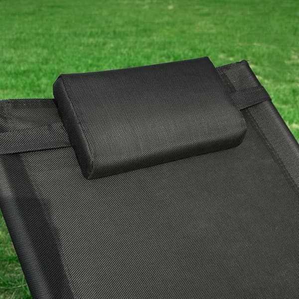 Solstol, OGS38-SCH, 165x56x67 cm, Sort