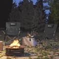 Miniatyrbillede 9 af 9: Campingstol Sæt, 82x50/100x88 cm, Sort