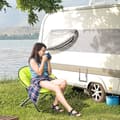 Miniatyrbillede 2 af 9: Campingstol, 80x80x75 cm, Gul