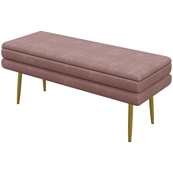 Bänk, 100x37.5x42 cm, Rosa