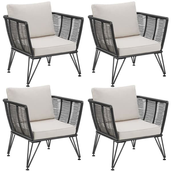 Loungestolar Sundo i repdesign - Uppsättning om 4