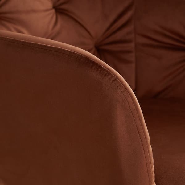 Ruokapöydän tuolien setti, Samettiset ruskeat Eames-tuolit, 59x89x62.5 cm, Ruskea