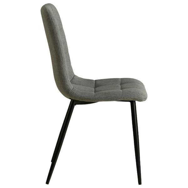 Ruokapöydän tuolisetti, Munatuolit, 43,5x88x50 cm, Harmaa