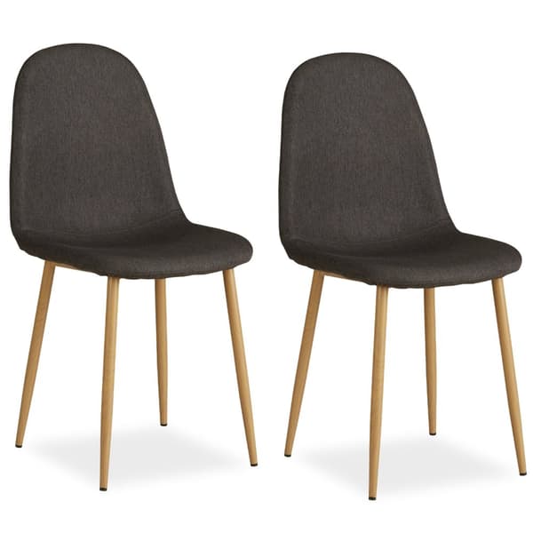Matstol, Äggstolar, 44x88x45.5 cm, Antracit