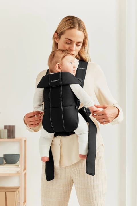BabyBjörn Mini Woven-ryggsekk, svart