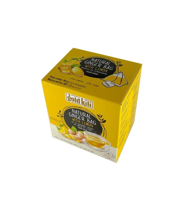 Snabbdryck Ingefära Med Citron Smak 3gx20st/Förp Gold Kili Singapore