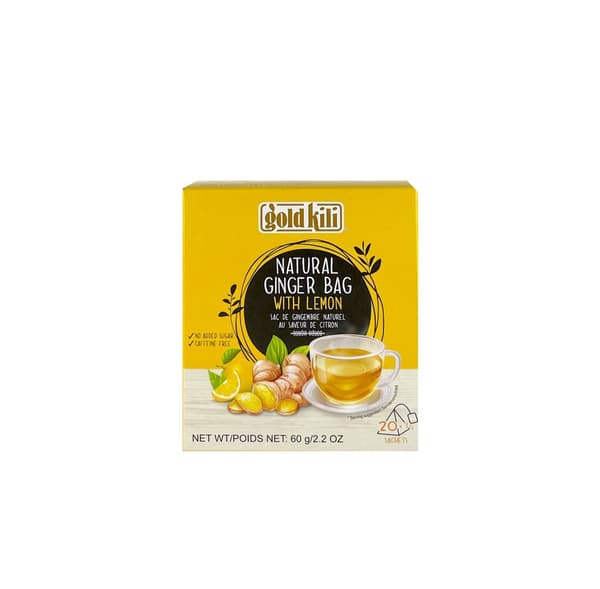 Snabbdryck Ingefära Med Citron Smak 3gx20st/Förp Gold Kili Singapore