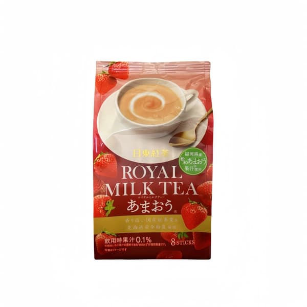 Snabb Royal Mjölk Te Med Jordgubb Smak 112g Royal Nitto Japan