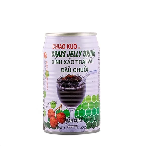 Gräsgelé Med Lychee Dryck 320g Chiao Kuo Taiwan