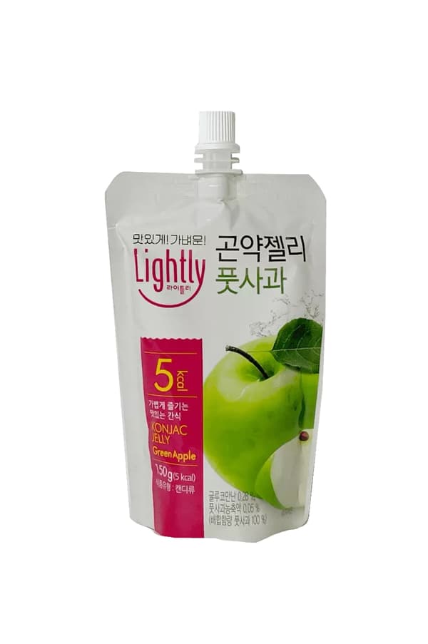 Konjac Jelly Äpple Smak 150g CJW Korea