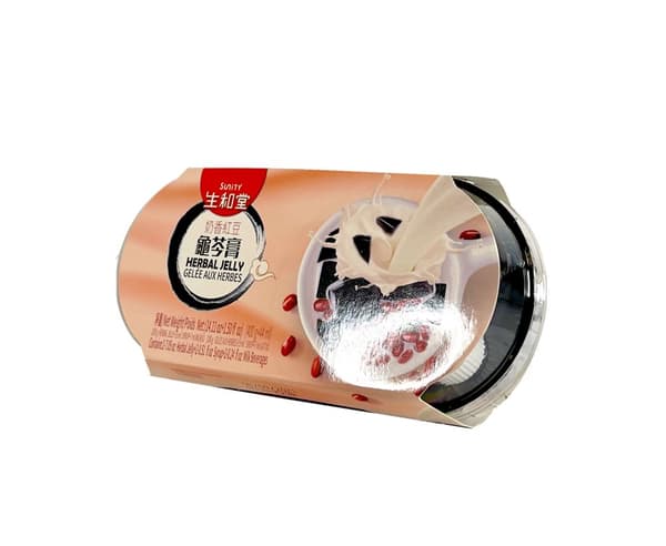 Ört Jelly Med Rödbön/Kräm Smak 222gx2st/Förp Sheng He Tang
