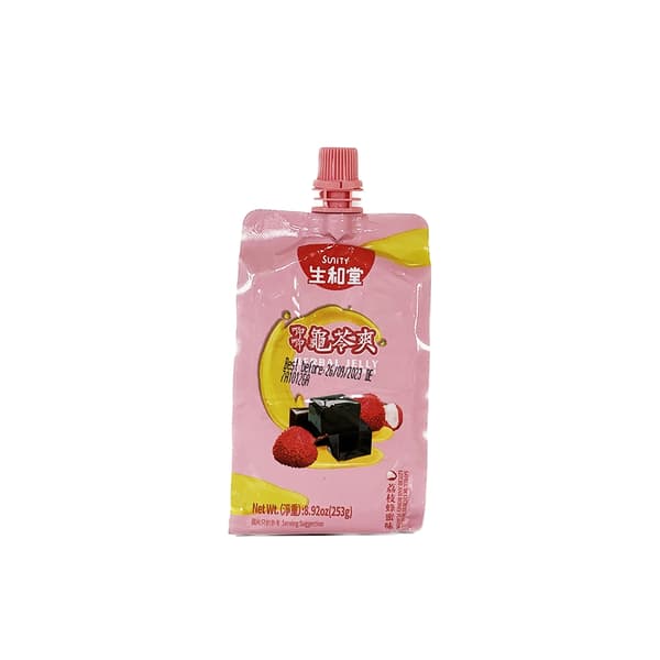 Växtbaserade Jelly-Litchi & Aloe Flavor 253g Sheng He Tang Kina