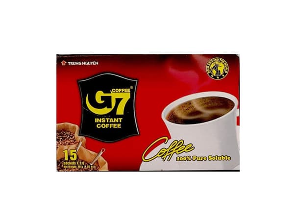 Snabb Kaffe G7 Pure Black 2gx15st/Ask Trung Nguyen Vietnam